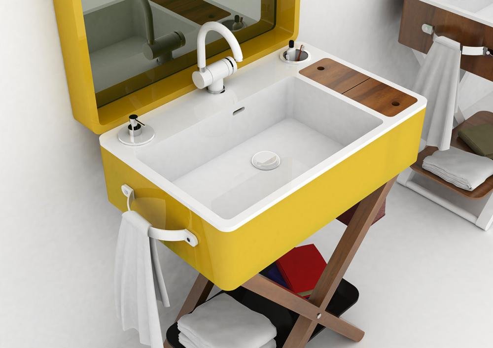 20170111105246 af9d Bồn rửa hình vali: giải pháp tiện ích cho phòng tắm nhỏ